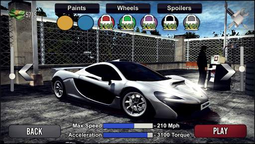 Laren P1 Drift Driving Simulator screenshot 1
