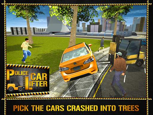 Police Fork Lifter Simulator screenshot 6