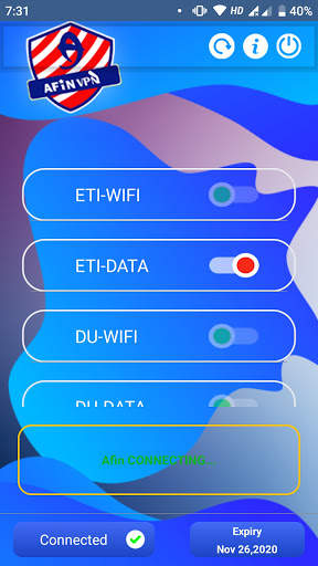 Afin VPN screenshot 3