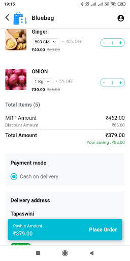 Blue Bag - Online Grocery Shopping and Delivery screenshot 7