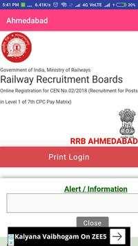 Group D Railway Application Status 2018 screenshot 3