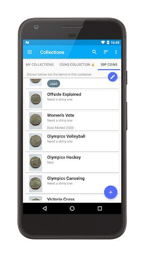 My Collections screenshot 1