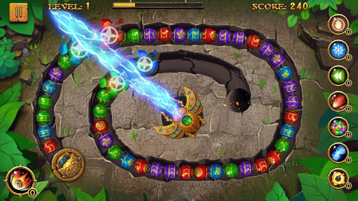 Jungle Marble Blast screenshot 1