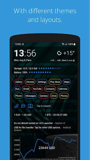 AIO Launcher screenshot 2