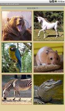 A to Z Kids Animal Game Free screenshot 10