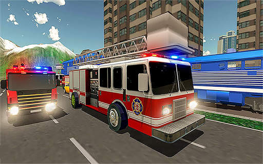 Burning Metro Train-Emergency Fire Engine Driver screenshot 12