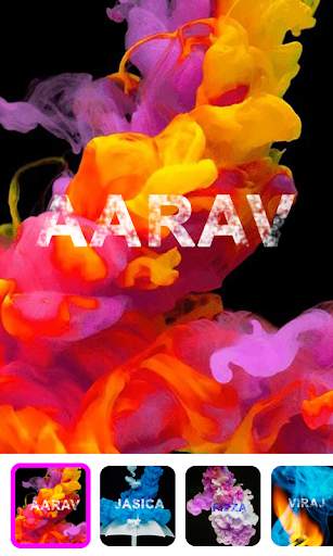 3D Smoke Effect Name Art Maker : Text Art Editor screenshot 3