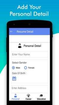 Resume Builder:Free CV Maker Templates,PDF formats screenshot 3