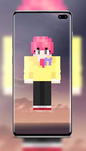 Oops Hiha Skin for Minecraft screenshot 4