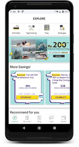 MY GOA 365 - Watersports, Dinner Cruise screenshot 1