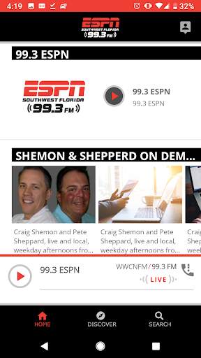 99.3 ESPN screenshot 2