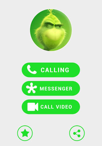 Talk To Grinchs : Grinch Fake Video Call simulator screenshot 2