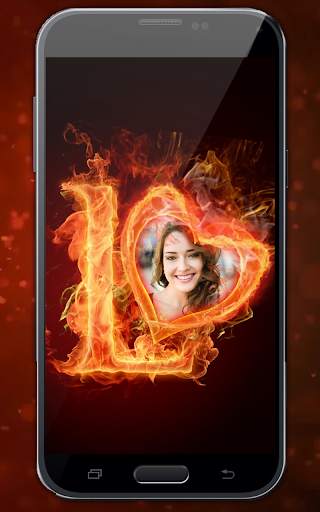 Fire Text Photo Frames - Edit Photo screenshot 3