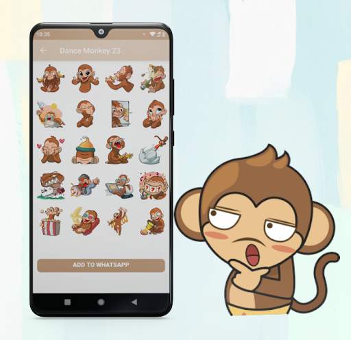 WASticker Dance Monkey For Whatsapp Sticker Monkey screenshot 3