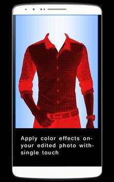 Men Check Shirt Photo Suit - Man Casual Shirt screenshot 10