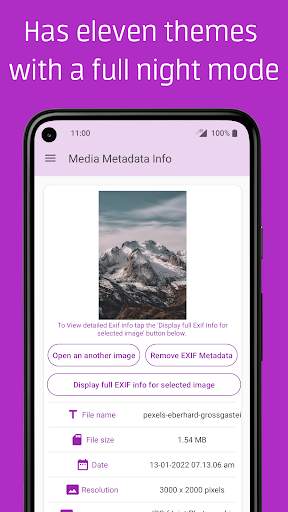 Media Metadata Info: EXIF info screenshot 5