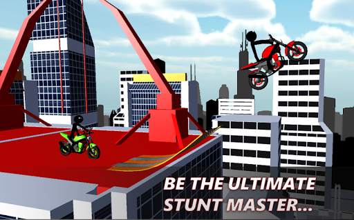 Stickman Motorcycle 3D screenshot 1