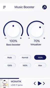 Volume Booster & Music player screenshot 2
