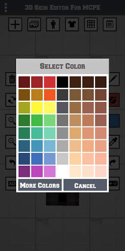 3D Skin Editor for Minecraft MCPE screenshot 3