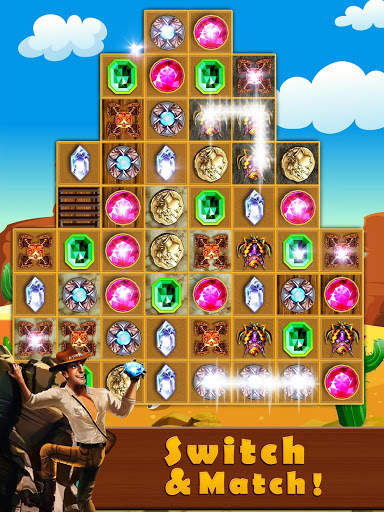 Match 3 Jewels - Legend Free Fall Indiana Games screenshot 7
