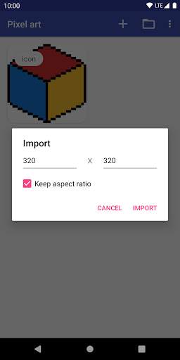 Pixel art and texture editor 4 تصوير الشاشة
