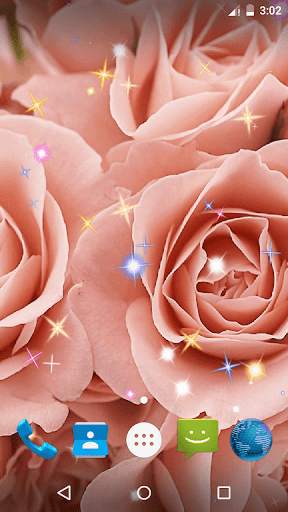 Pink Roses Live Wallpaper screenshot 3