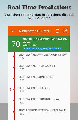 DC Metro: Bus & Transit Tracker screenshot 3