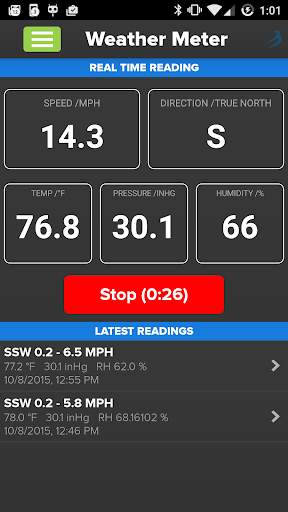 Wind & Weather Meter screenshot 1