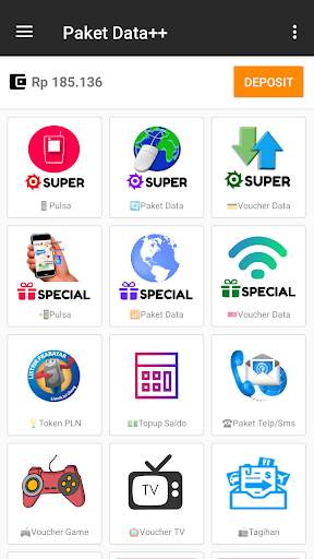 Paket Data   Native App for Reseller screenshot 1