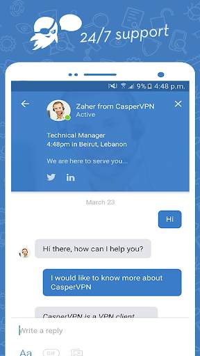 CasperVPN  Free Android VPN - Fast & Secure VPN screenshot 21