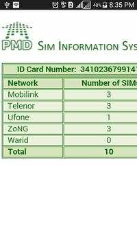 Cnic SIMs Checker screenshot 5