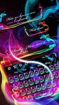 Цветная клавиатура SMS Smoke скриншот 2
