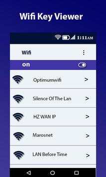 Wifi Password Viewer (wifi key show) screenshot 1