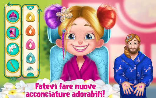 Centro benessere con papà - Makeover per ragazze screenshot 2