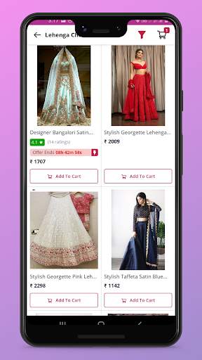 lehenga choli online shopping screenshot 2