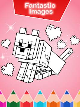 Coloring Game for Minecraft screenshot 1