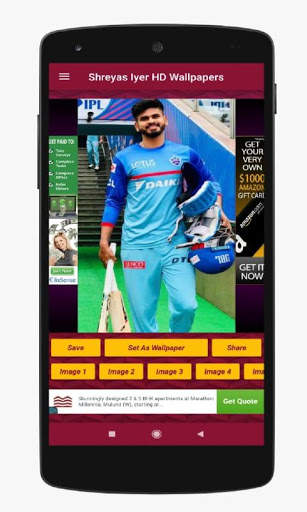 Shreyas Iyer HD Wallpapers 3 تصوير الشاشة