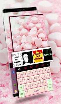 Marshmallow 6.0 Keyboard Theme 5 تصوير الشاشة