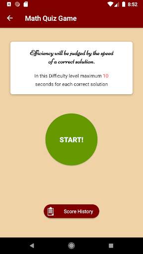 Math Quiz Game (Calculation) screenshot 2
