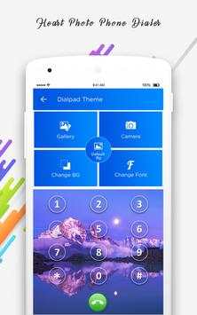 Heart Photo Phone Dialer 2 تصوير الشاشة
