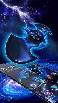 3D bat hero fidget spinner theme screenshot 3
