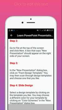 Learn Powerpoint Presentation Step By Step скриншот 2
