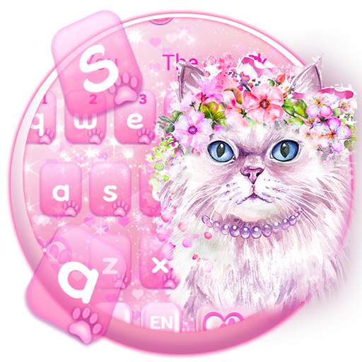 Flower Cat Keyboard 10001004