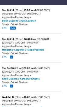 Afghan Cricbuzz screenshot 4