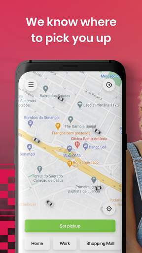 Tirosa: Angola taxi app screenshot 1