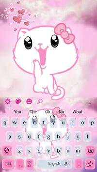 Cute Cat Kitty Keyboard screenshot 5