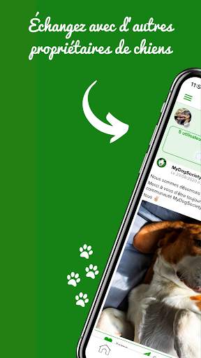 MyDogSociety Réseau social & promenades pour chien screenshot 1