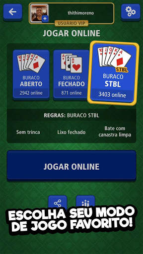 Buraco Online Jogatina: Jogos de Cartas de Baralho screenshot 3