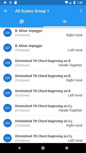 Piano Scale Shuffle ABRSM Piano Scale Cards Grade6 screenshot 3