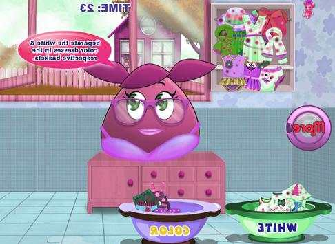games pou girl washing clothes screenshot 3